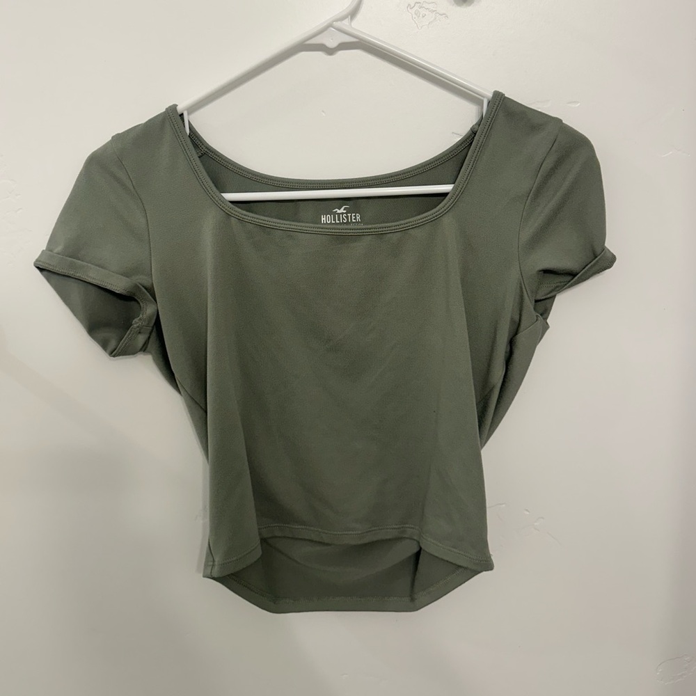Green Hollister top